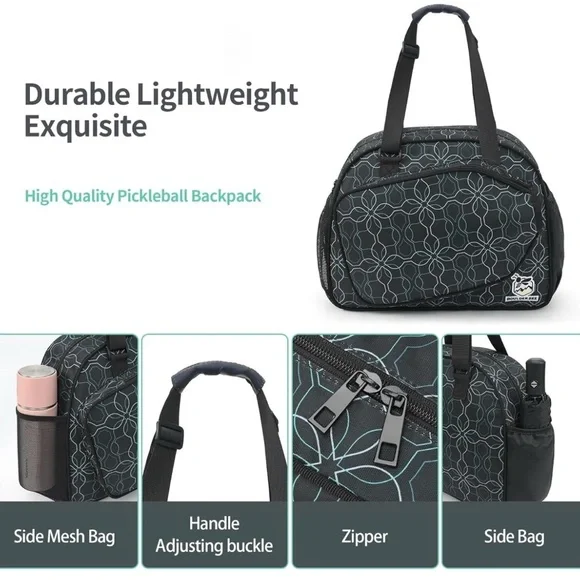 Green and Black Pickleball bag - Picture 3 of 4